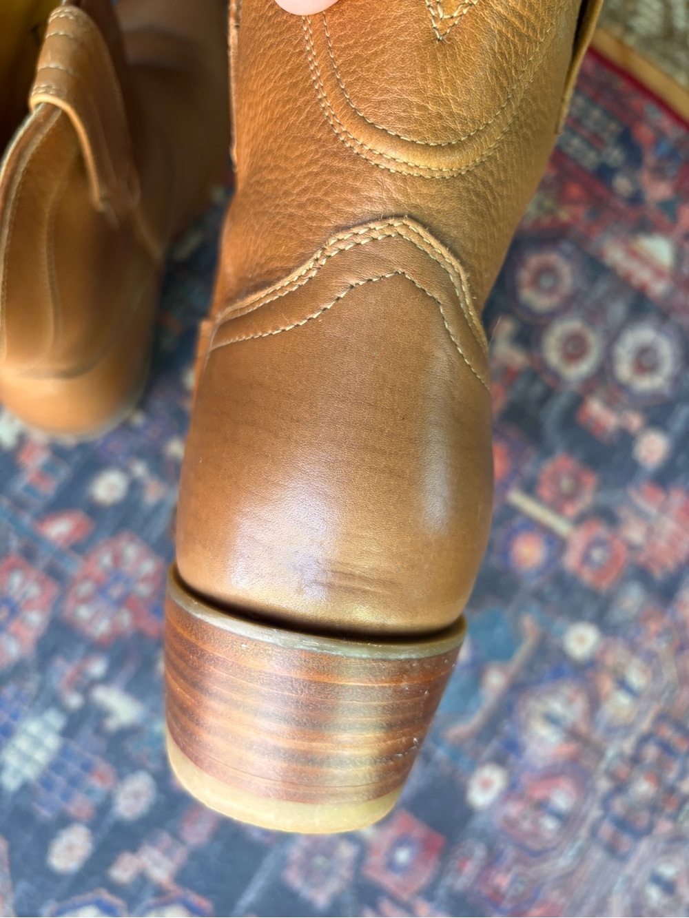 Tecovas Penny Brown Honey Brown Leather 9.5 - Picture 7 of 8